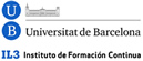Logo Universitat de Barcelona - IL3 Instituto de Formación Continuada