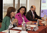 De izq. a der. Cristina Tiemblo, Carmen Peña y Luis Amaro