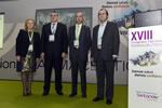 De izqda. a dcha: Ana Aliaga, Agustín Rivero, Manuel Lamela y Alfonso Pedrosa (moderador)